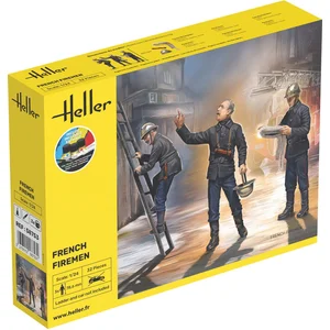 Heller Modelbouwpakket Diorama - 82753 Franse Brandweermannen voor Dio... pas cher