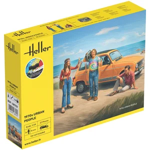 Heller Modelbouwpakket Diorama - 58757 Jaren 70 Stadsmensen - voor Dio... pas cher