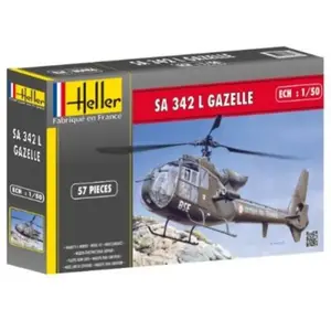 1:48 Heller 80486 SA 342 Gazelle Heli Plastic Modelbouwpakket pas cher