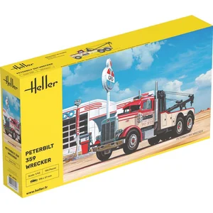 Heller Modelbouwpakket Auto - 80794 Peterbilt 359 Wrecker - Amerikaans... pas cher