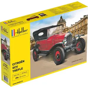 Heller - 80702 - Citroën 5 Cv Trèfle - 89 Pièces - Echelle 1/24 pas cher