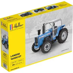 Maquette Voiture - HELLER - Landini 16000 DT - Plastique - Vert - 1/24ème pas cher