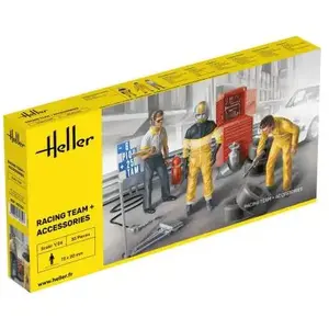 Heller - Racing Team + Accessoriesmaquette Figurine Racing Team + Acce... pas cher