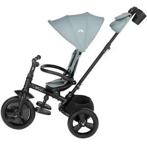 Bebeconfort Windy, Tricycle, Pliage Compact, Confortable, Siège Réversible, De 10 Mois À 5 Ans, Mineral Blue