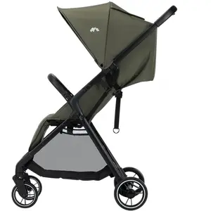 Bebeconfort Azur poussette canne compacte 0-3 ans (15 kg) pliage automatique à une main panier spacieux Mineral Green