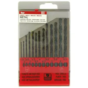 Tivoly HSS Metaalborenset - 1.5 tot 6.5 mm - 13 delig pas cher
