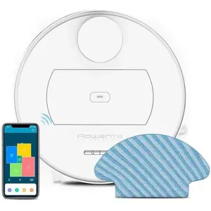 Comparateur de prix : ROWENTA Aspirateur robot laveur, Aspire et lave, Navigation personnali...