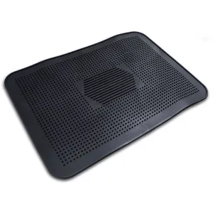 Carrefour Red Sign 1 Tapis Auto En Pvc 50x35cm Noir pas cher