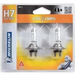 MICHELIN Life +50% 2 H7 12V 55W pas cher