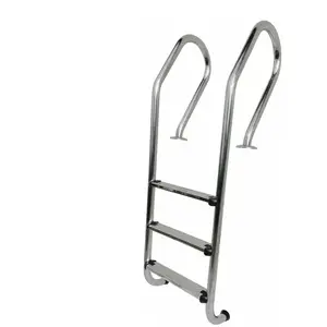 trigano Echelle inox 3 marches pour piscine bois