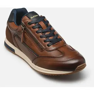 Basket Basse à Lacets Redskins Laken - Cognac pas cher
