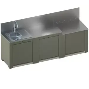 Cuisine extérieure ENO Cuisine CLASSIC 3 modules-Sauge pas cher