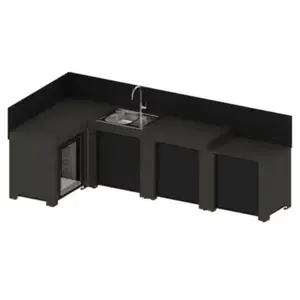 Cuisine extérieure ENO COMFORT 4 Modules Gris PMOD704M pas cher