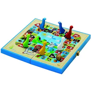 Jeujura Coffret Pliant l'Oie, pions en Bois-l'arbre à Jouer-Jeu de Société-Âge Minimum : 3 Ans, 66350 pas cher