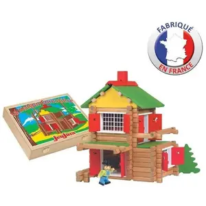 JEUJURA Mon châlet en bois - 135 pièces - Coffret en bois pas cher
