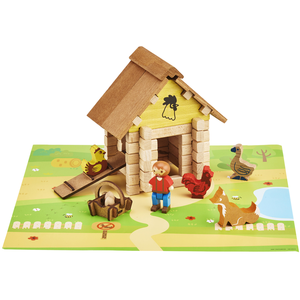 JeuJura - Jouet en bois - La Ferme - 135 Pieces pas cher