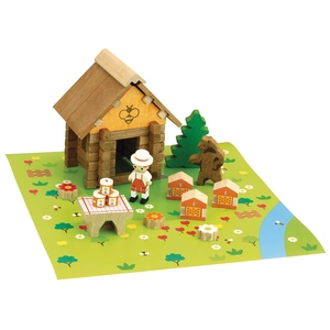 Jeujura Jeu De Construction La Maison Du Miel - 50 Pieces pas cher