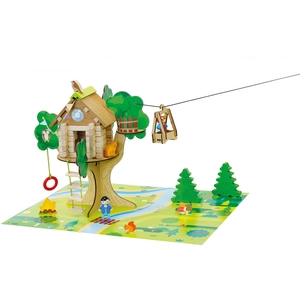 Jeujura Jeu De Construction La Cabane Perchee - 70 Pieces pas cher