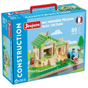 Jeujura Jeu De Construction Ma Premiere Maison - 80 Pieces pas cher