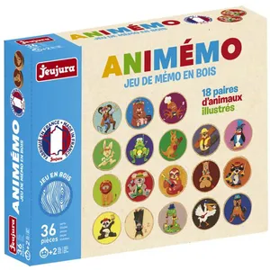 Jeujura - 8449 - ANIMEMO - Jeu DE MEMO pas cher