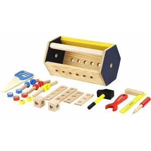Caisse à outils en bois - JEUJURA - Transportable pas cher