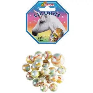 KIM'PLAY 20+1 Billes Licorne pas cher