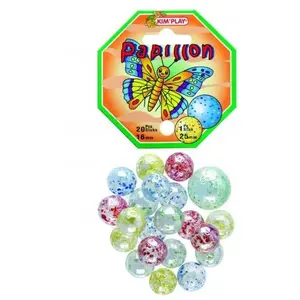 Comparateur de prix : Kim'Play Billes - Filet de 20 billes et 1 calot - Papillon