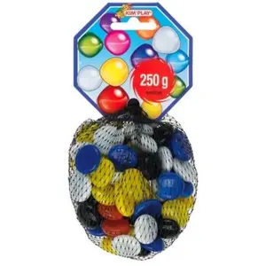 Kim'Play - 500006 - Jeu de Plein air 6 à 12 ans- Billes Plate Assortis - 250 g pas cher