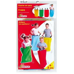 Kit course en sac - KIM PLAY - 4 Sacs de Course - Extérieur - Mixte - Enfant pas cher