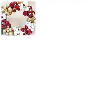 EURO MEGA Guirlande Ballon Rouge Bordeaux Or Blanc Arche Ballon Bourgogne Rouge Or Blanc pour Fete Anniversaire Mariage Nouvel An Décoration pas cher
