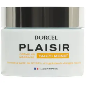 Dorcel - Plaisir - Tahiti Monoï (Gardenia) - Massagecrème - 150 ml