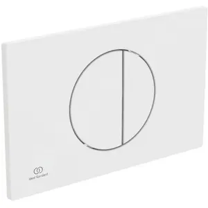 Ideal standard - R0503AW - Oleas Plaque d'actionnement, Blanc Mat pas cher