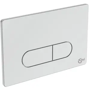 IDEAL-STANDARD Plaque de commande murale oleas double volume wc suspendu, chromée brillant pas cher