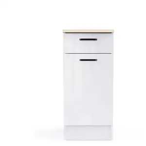 Home123, Étagère, Élément de cuisine BIANCO 1 486962 blanc (40 x 60 x 90 cm) pas cher