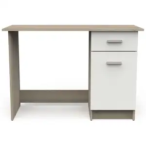 Home123, Bureau, Schreibtisch OSIRIS 425394 Kronberg Eiche (45 x 45 x 75 cm) pas cher
