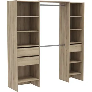 DEMEYERE Kit dressing extensible - MIAMI - Chêne Kronberg - 191,8 x 50 x 204,5 ... pas cher