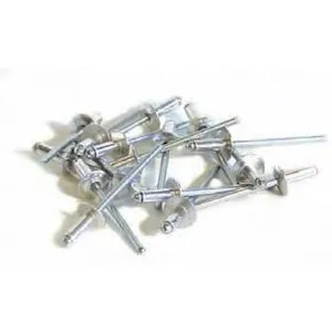 Rivets aveugles Alu/Acier Tête Extra Large 4x16 - TOPCAR pas cher