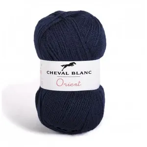 Fil à tricoter - CHEVAL BLANC - ORIENT - 100% acrylique - 50g - Couleur Amiral - 094