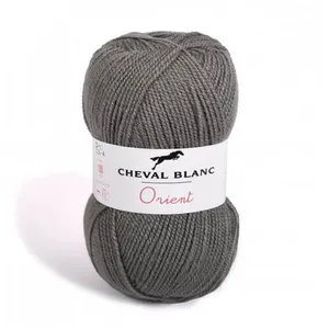 Fil à tricoter ORIENT - Cheval Blanc(...) - 306 Cendre