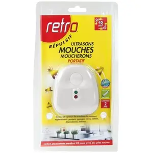 Retro repulsif ultrason portatif mouches et moucherons pas cher