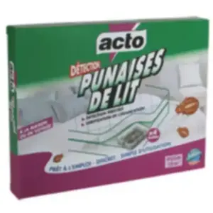 Acto Boîtes De Détection Punaises De Lit ACTO
