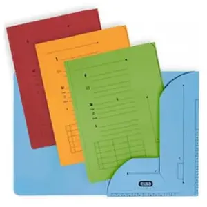 Oxford ELBA ULTIMATE Chemises 2 rabats, format A4, rouge pas cher