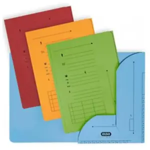Oxford ELBA ULTIMATE Chemises 2 rabats, format A4, assorti pas cher