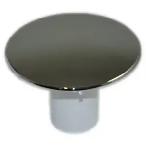 VALENTIN Capot abs Chromé 120mm avec tube garde d'eau pour bonde diamètre 90 mm pas cher