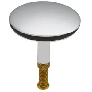 VALENTIN Clapet rentrant pour vidage de baignoire, diamètre 43 mm, laiton pas cher