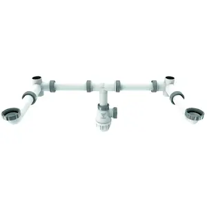 Raccordement pour lavabo 2 vasques - Valentin pas cher