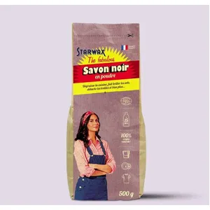 Sachet de savon noir en poudre  500g pas cher
