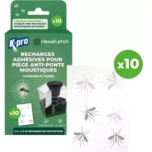 Appareil anti moustique K.PRO de 10 recharges adhésives pas cher