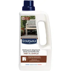 Starwax Nettoyant dégisant teck bois exot.1l pas cher