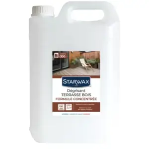 Starwax Dégrisant terrasse bois formule concentré 5L pas cher